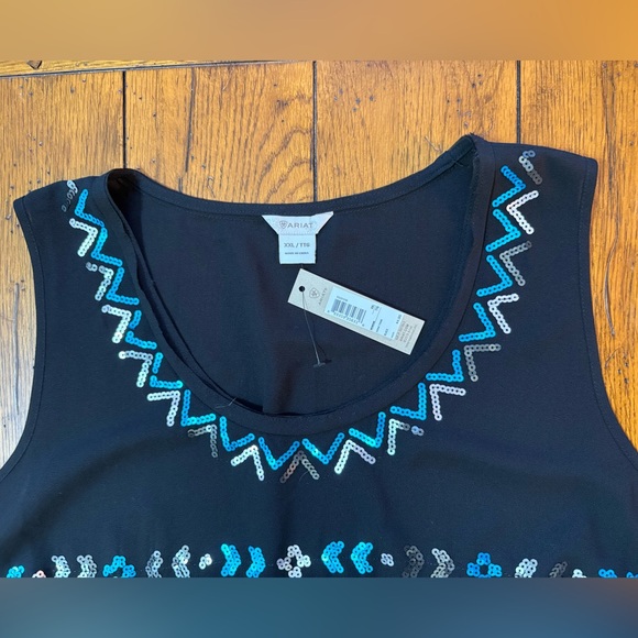 Ariat Tank with Sequins - NWT - Picture 2 of 2